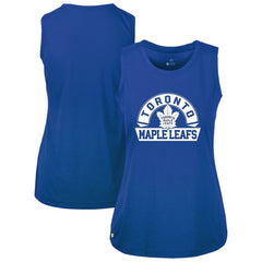 Toronto Maple Leafs Levelwear Women's Macy Banner Arch Tank Top - Royal Tank Top