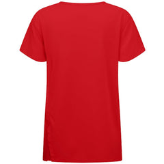 Columbus Blue Jackets Levelwear Women's Influx Monument T-Shirt - Red T-shirts