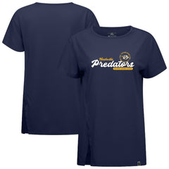 Nashville Predators Levelwear Women's Influx Monument T-Shirt - Navy T-shirts