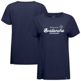 Colorado Avalanche Levelwear Women's Influx Monument T-Shirt - Navy T-shirts