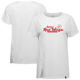 Detroit Red Wings Levelwear Women's Influx Monument T-Shirt - White T-shirts