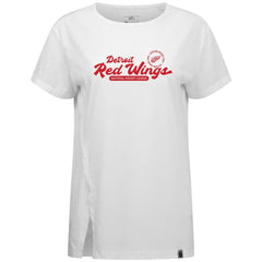 Detroit Red Wings Levelwear Women's Influx Monument T-Shirt - White T-shirts