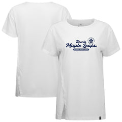 Toronto Maple Leafs Levelwear Women's Influx Monument T-Shirt - White T-shirts