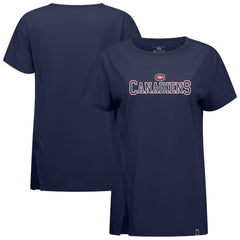 Montreal Canadiens Levelwear Women's Influx Journey T-Shirt - Navy T-shirts