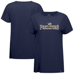 Nashville Predators Levelwear Women's Influx Journey T-Shirt - Navy T-shirts