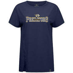 Nashville Predators Levelwear Women's Influx Journey T-Shirt - Navy T-shirts