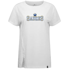 Buffalo Sabres Levelwear Women's Influx Journey T-Shirt - White T-shirts