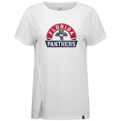 Florida Panthers Levelwear Women's Influx Banner Arch T-Shirt - White T-shirts