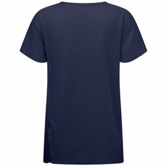 Edmonton Oilers Levelwear Women's Influx Banner Arch T-Shirt - Navy T-shirts