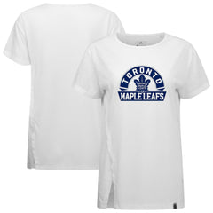 Toronto Maple Leafs Levelwear Women's Influx Banner Arch T-Shirt - White T-shirts