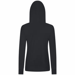 Anaheim Ducks Levelwear Women's Relay Banner Arch Pullover Hoodie - Black Hoodies