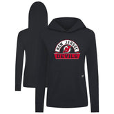 New Jersey Devils Levelwear Women's Relay Banner Arch Pullover Hoodie - Black Jerseys