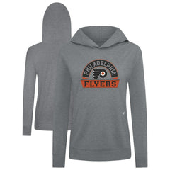 Philadelphia Flyers Levelwear Women's Relay Banner Arch Pullover Hoodie - Gray Hoodies