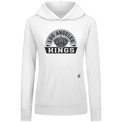 Los Angeles Kings Levelwear Women's Relay Banner Arch Pullover Hoodie - White Hoodies