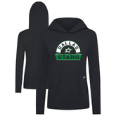 Dallas Stars Levelwear Women's Relay Banner Arch Pullover Hoodie - Black Hoodies