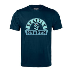 Seattle Kraken Levelwear Richmond Banner Arch T-Shirt - Navy T-shirts