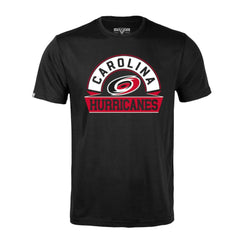 Carolina Hurricanes Levelwear Richmond Banner Arch T-Shirt - Black T-shirts
