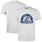 Tampa Bay Lightning Levelwear Richmond Banner Arch T-Shirt - White T-shirts