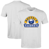 Buffalo Sabres Levelwear Richmond Banner Arch T-Shirt - White T-shirts