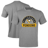 Pittsburgh Penguins Levelwear Richmond Banner Arch T-Shirt - Gray T-shirts