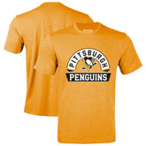 Pittsburgh Penguins Levelwear Richmond Banner Arch T-Shirt - Gold T-shirts