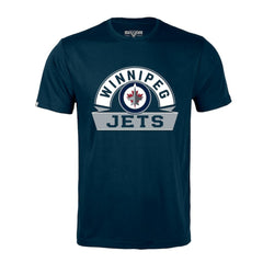 Winnipeg Jets Levelwear Richmond Banner Arch T-Shirt - Navy T-shirts