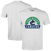 Vancouver Canucks Levelwear Richmond Banner Arch T-Shirt - White T-shirts