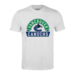 Vancouver Canucks Levelwear Richmond Banner Arch T-Shirt - White T-shirts