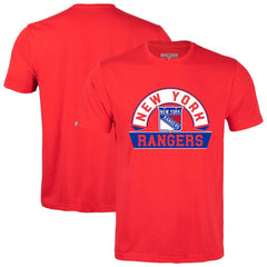 New York Rangers Levelwear Richmond Banner Arch T-Shirt - Red T-shirts