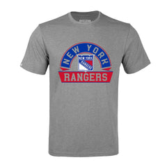 New York Rangers Levelwear Richmond Banner Arch T-Shirt - Gray T-shirts