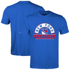 New York Rangers Levelwear Richmond Banner Arch T-Shirt - Royal T-shirts