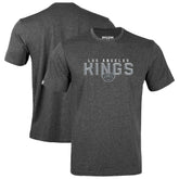 Los Angeles Kings Levelwear Richmond Carve T-Shirt - Athletic Heather Gray T-shirts