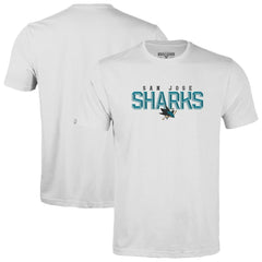 San Jose Sharks Levelwear Richmond Carve T-Shirt - White T-shirts
