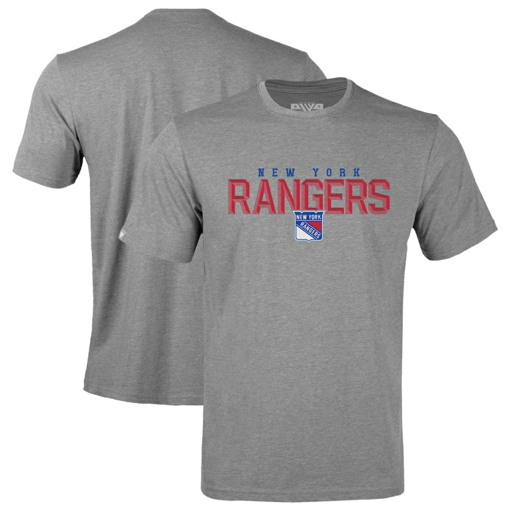 New York Rangers Levelwear Richmond Carve T-Shirt - Gray T-shirts