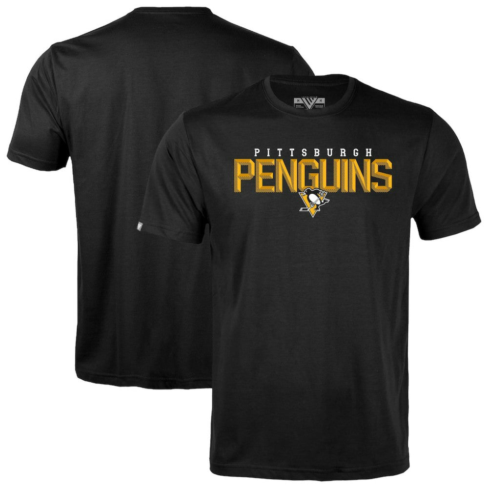 Pittsburgh Penguins Levelwear Richmond Carve T-Shirt - Black T-shirts