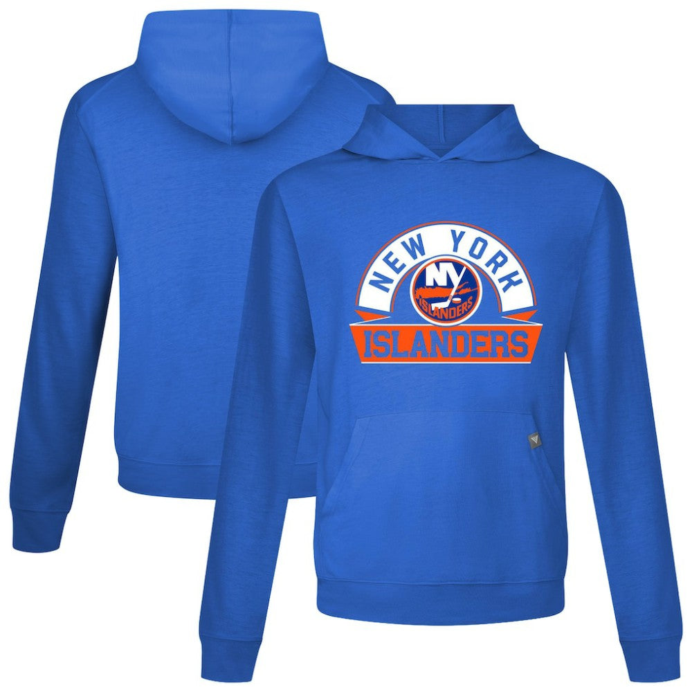 New York Islanders Levelwear Relay Banner Arch Pullover Hoodie - Royal Hoodies