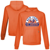 New York Islanders Levelwear Relay Banner Arch Pullover Hoodie - Orange Hoodies