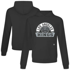 Los Angeles Kings Levelwear Relay Banner Arch Pullover Hoodie - Black Hoodies