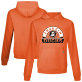 Anaheim Ducks Levelwear Relay Banner Arch Pullover Hoodie - Orange Hoodies