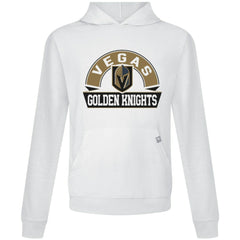 Vegas Golden Knights Levelwear Relay Banner Arch Pullover Hoodie - White Hoodies