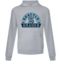 Seattle Kraken Levelwear Relay Banner Arch Pullover Hoodie - Gray Hoodies