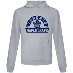 Toronto Maple Leafs Levelwear Relay Banner Arch Pullover Hoodie - Gray Hoodies