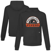 Philadelphia Flyers Levelwear Relay Banner Arch Pullover Hoodie - Black Hoodies