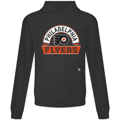 Philadelphia Flyers Levelwear Relay Banner Arch Pullover Hoodie - Black Hoodies