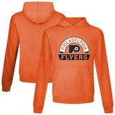 Philadelphia Flyers Levelwear Relay Banner Arch Pullover Hoodie - Orange Hoodies