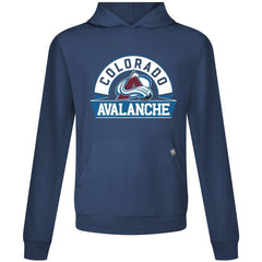 Colorado Avalanche Levelwear Relay Banner Arch Pullover Hoodie - Navy Hoodies