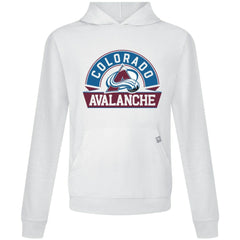 Colorado Avalanche Levelwear Relay Banner Arch Pullover Hoodie - White Hoodies