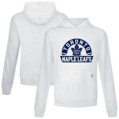 Toronto Maple Leafs Levelwear Relay Banner Arch Pullover Hoodie - White Hoodies