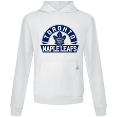 Toronto Maple Leafs Levelwear Relay Banner Arch Pullover Hoodie - White Hoodies