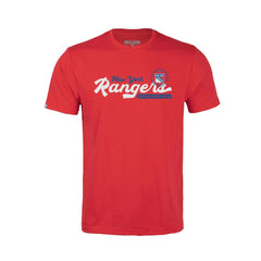 New York Rangers Levelwear Youth Little Richmond Monument T-Shirt - Red T-shirts